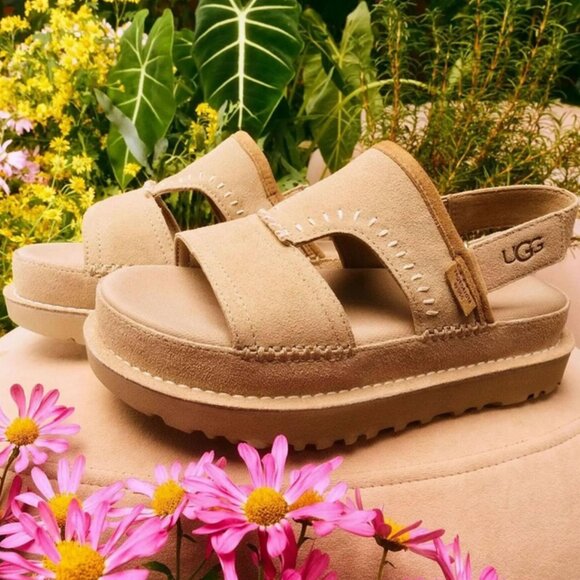 UGG Women's Goldenstar Regenerate Sandals - Picture 1 of 8